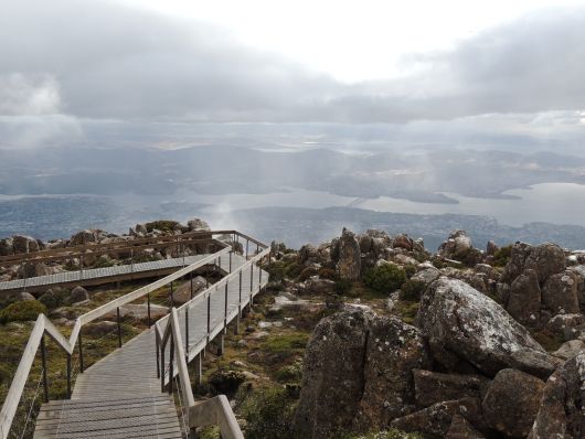 Hobart from Mt. Wellington